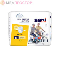 Трусы впитывающие одноразовые SENI ACTIVE NORMAL  №10, размер М