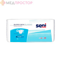Подгузники Super Seni Classic , размер L  (100-150см), 30шт
