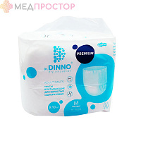 Подгузники для взрослых одноразовые Dr.Dinno Standart Plus ,р.М 10 шт