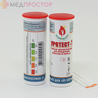 Диагностическая тест-полоска для определения кислотности мочи- PH Уротест-1, №25