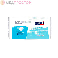Подгузники Super Seni Classic, размер M  (70-110см),30 шт.