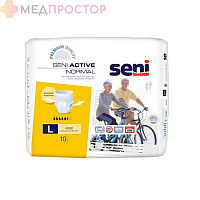 Трусы впитывающие одноразовые SENI ACTIVE NORMAL  №10, размер L