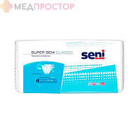 Подгузники Super Seni CLASSIC, размер XL  (130-170 см), 30 шт